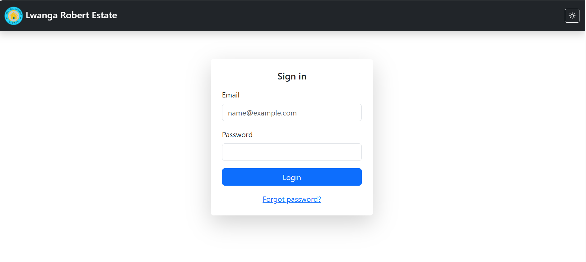 House Rental System screenshot